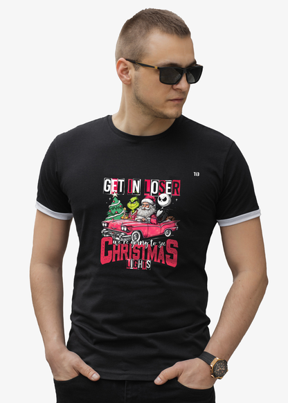 Christmas Chaos | Black T shirt