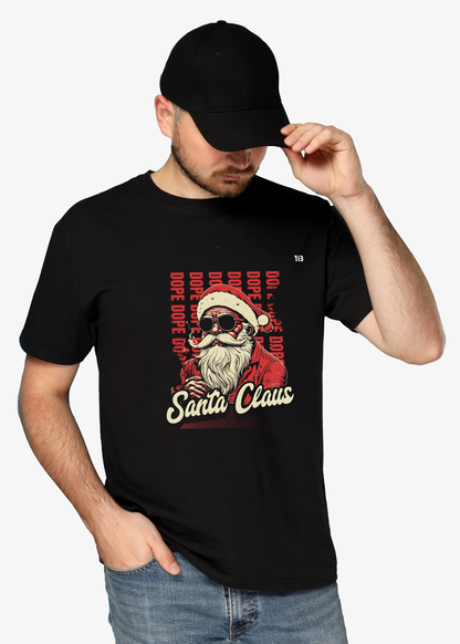 Vibe Santa | Black T shirt
