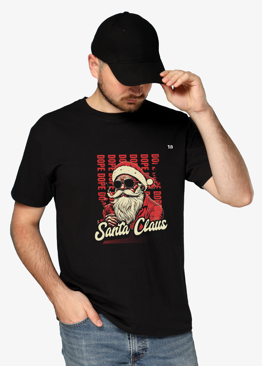 Vibe Santa | Black T shirt