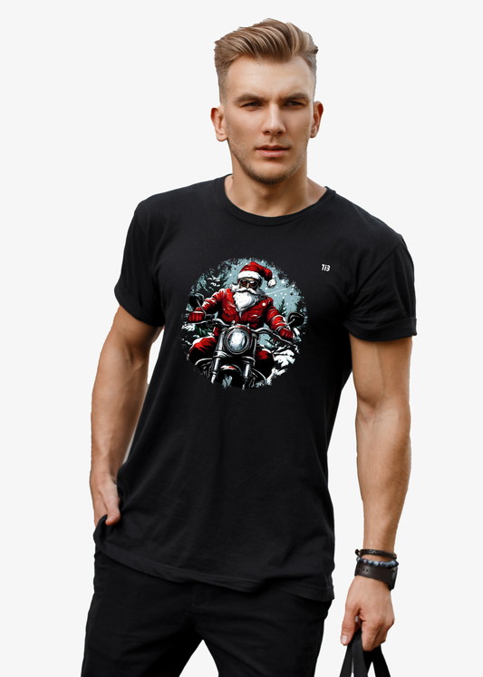 Santa's Style | Black T shirt