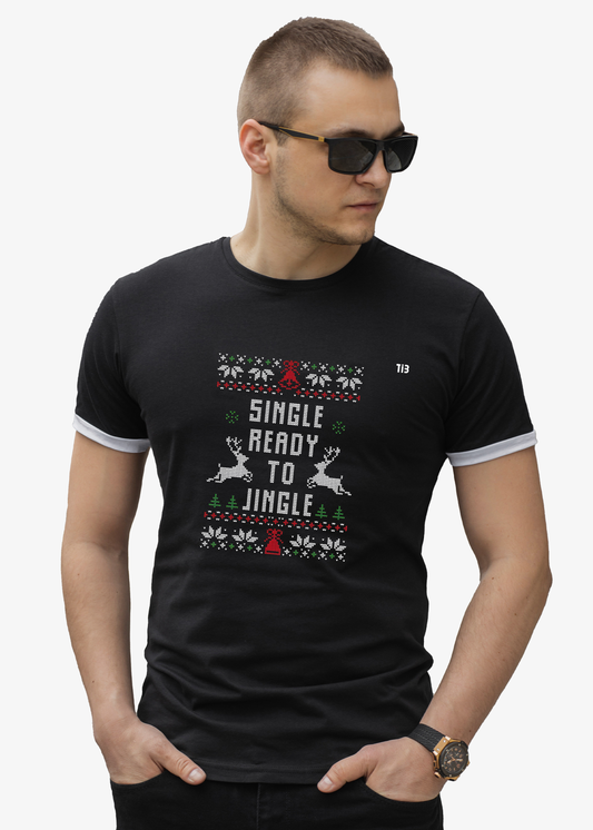 Jingle Bell Rockers |Black T shirt