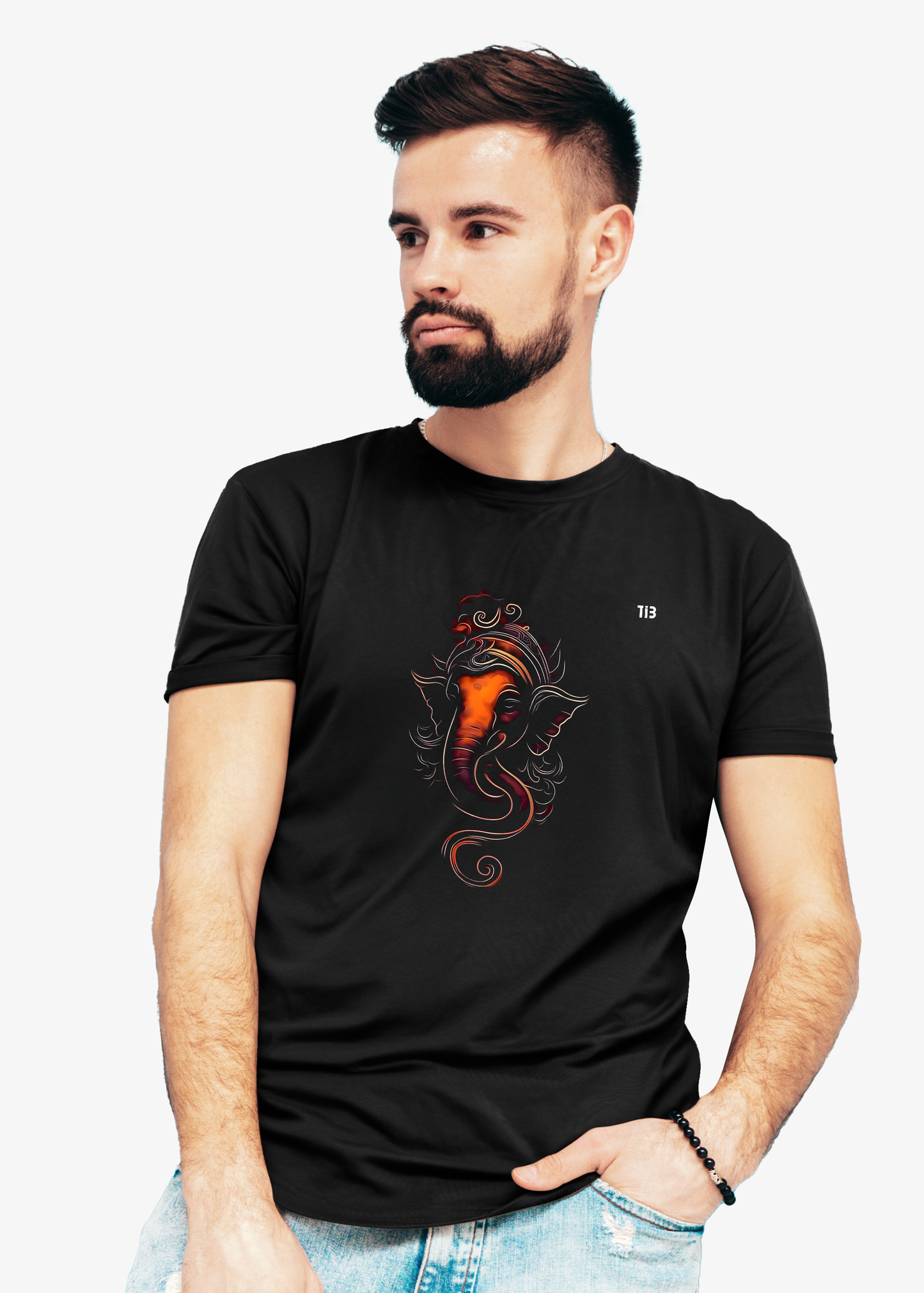 Ganesha's Wisdom | Black t shirt