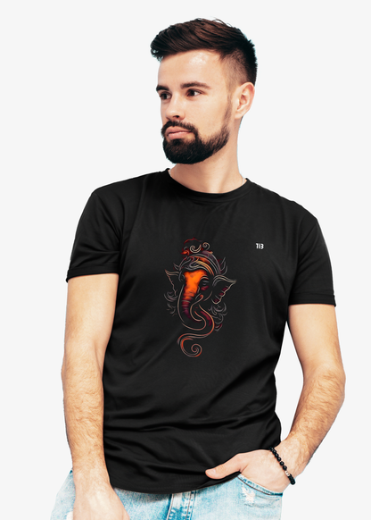 Ganesha's Wisdom | Black t shirt