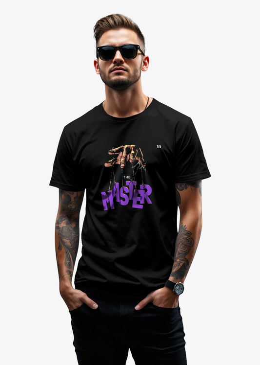 Master: Black T-Shirt for Men